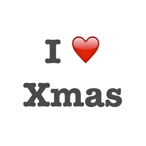 I Love Xmas Stickers Pack icon