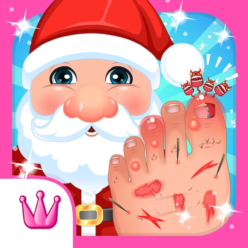 Christmas Foot Doctor Icon