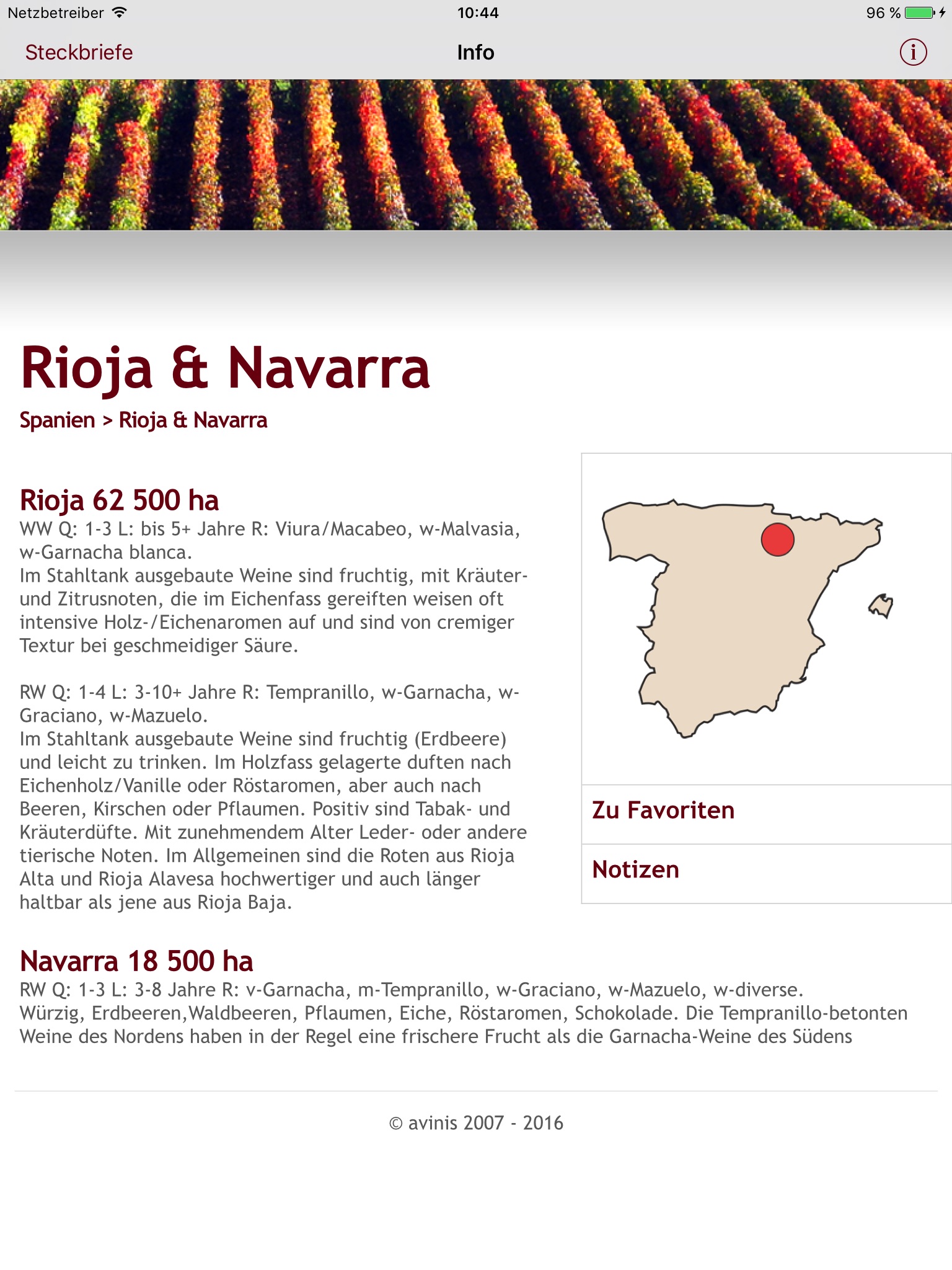 Wine Profiles & Varietals screenshot 3