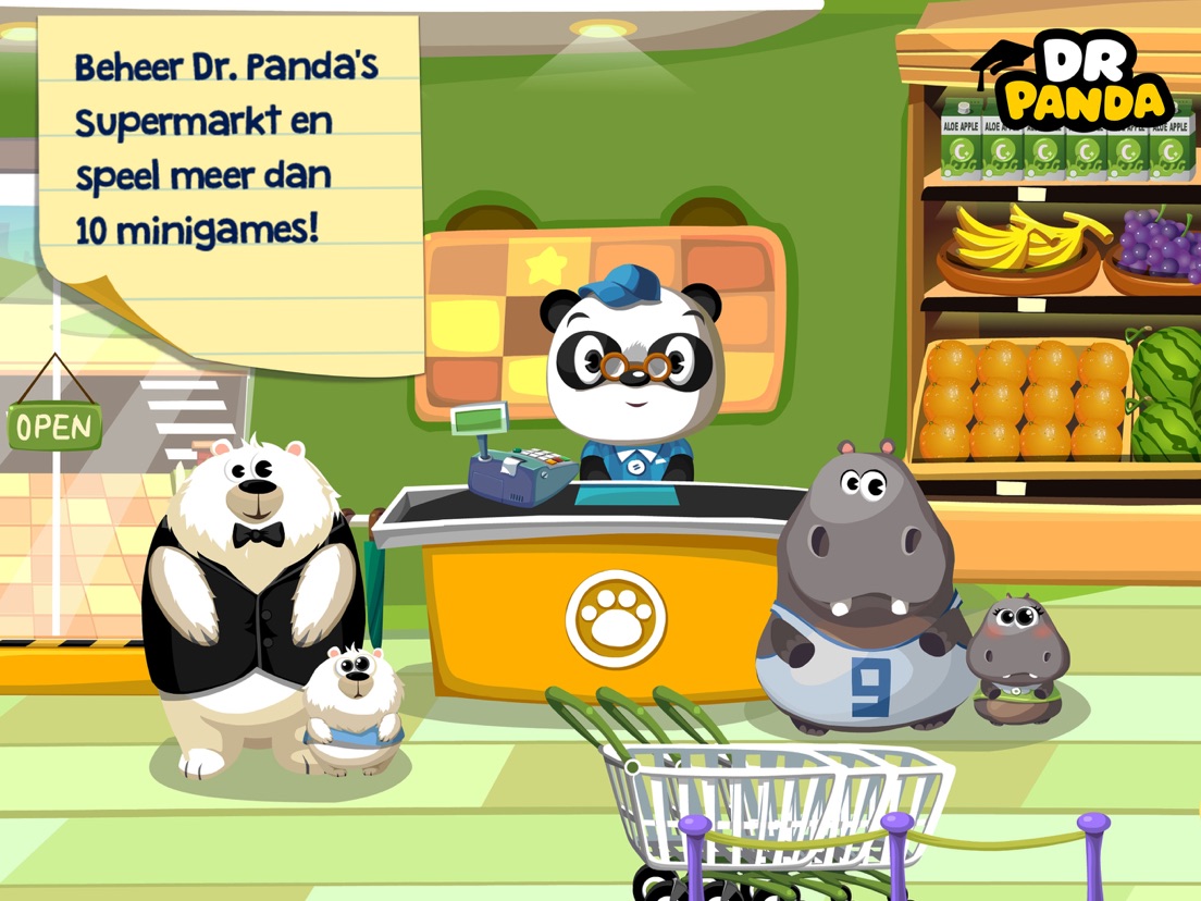 Goedaardig Ambitieus jeugd Dr. Panda Supermarkt - App voor iPhone, iPad en iPod touch - AppWereld