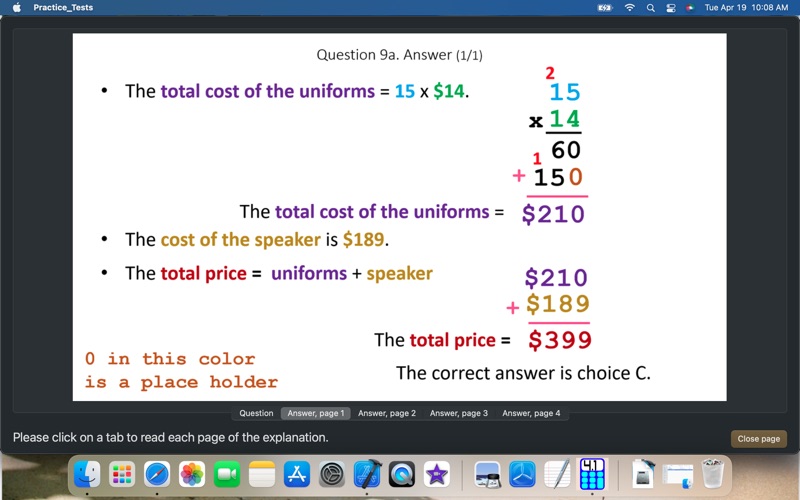 Common Core math tests, 3-5