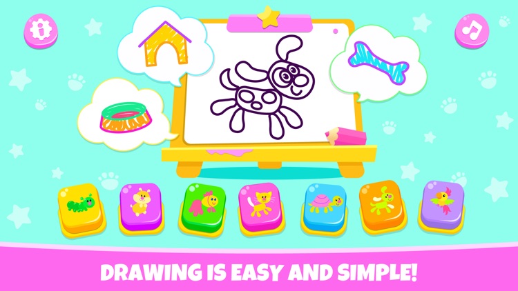 Drawing Pad Kids Toddler Games screenshot-0