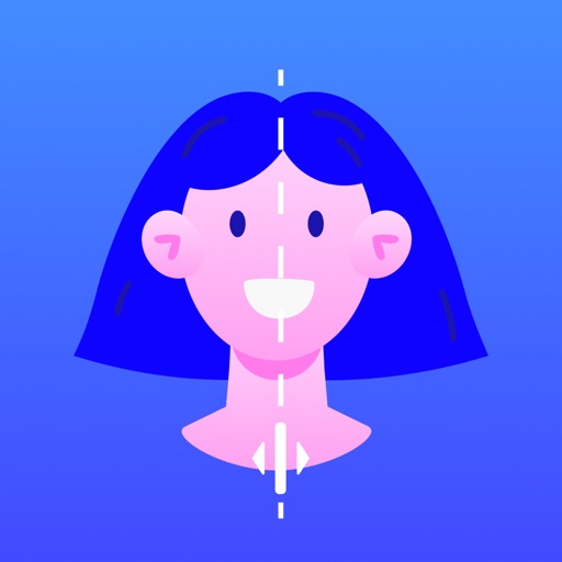 Face symmetry tester & mirror iOS App