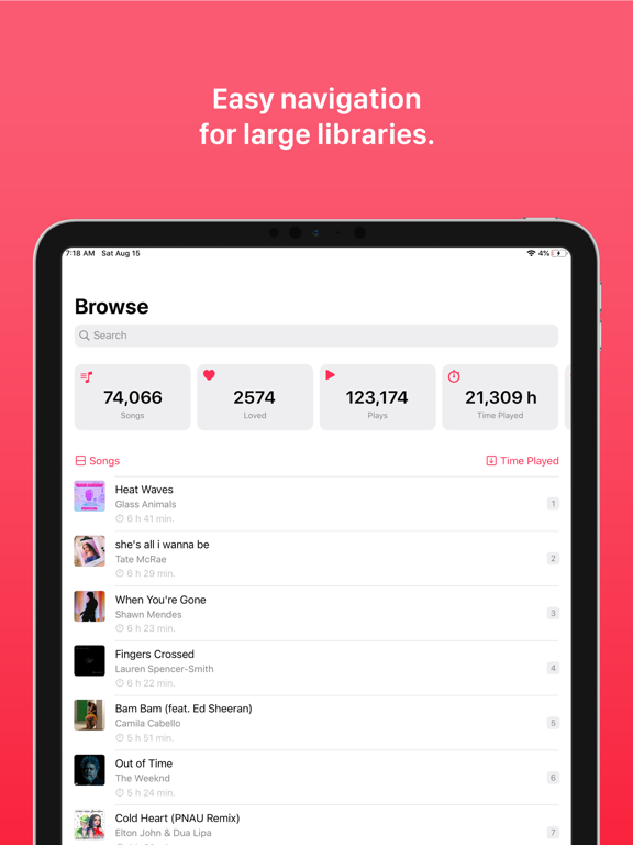 PlayTally: Apple Music Stats