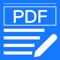 This is an app that converts text into PDF files