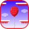 Tilt your device to maneuver the balloon through the gaps and don't let the balloon POP