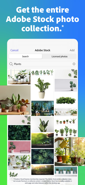 ‎Adobe Express: Graphic Design Screenshot
