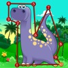 Icon Dinosaur Dots Connect for kids