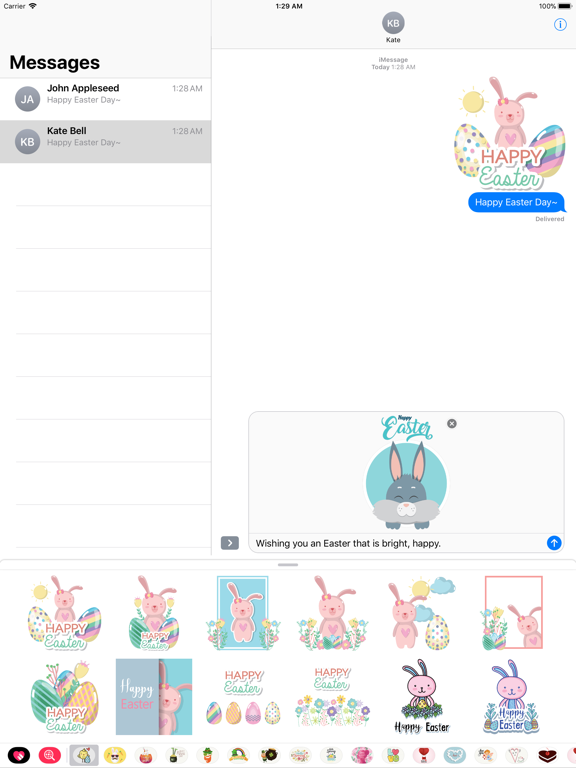 Happy Easter Day Stickers screenshot 2