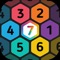 Colorful hexagons meet number puzzles in this exciting hexa puzzle game