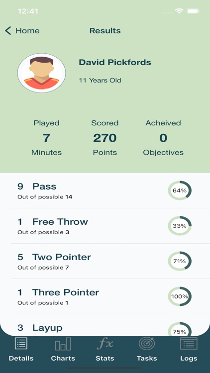 Basketball StatKeeper