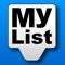 Icon My List, notes, lists, todo