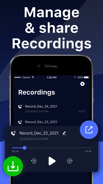 Call Recorder: Recording App. screenshot-3