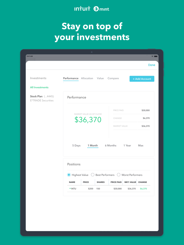 ‎Mint: Budget & Expense Manager Screenshot