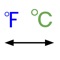 Instantly convert between Fahrenheit and Celsius