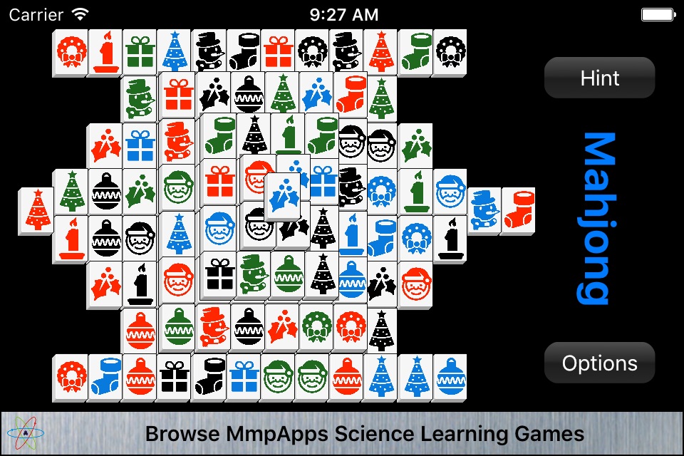 Christmas Mahjong Solitaire screenshot 2