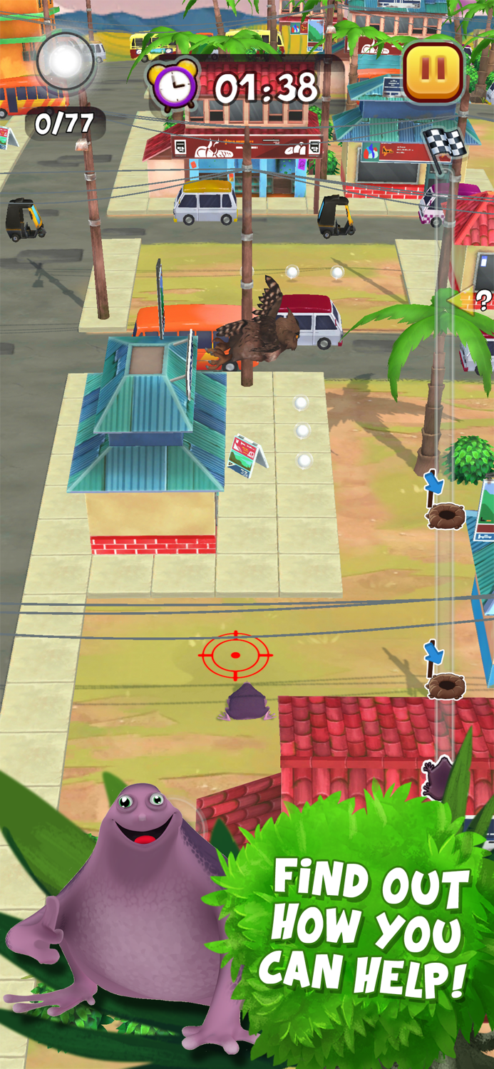 Save the Purple Frog Game