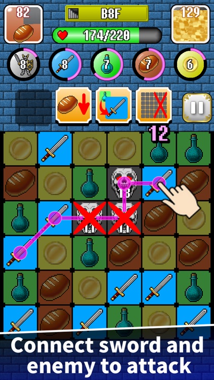 Puzzle&Sword Dungeon RPG PZL screenshot-0