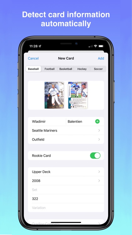 Cardstock: Sports Card Scanner screenshot-3