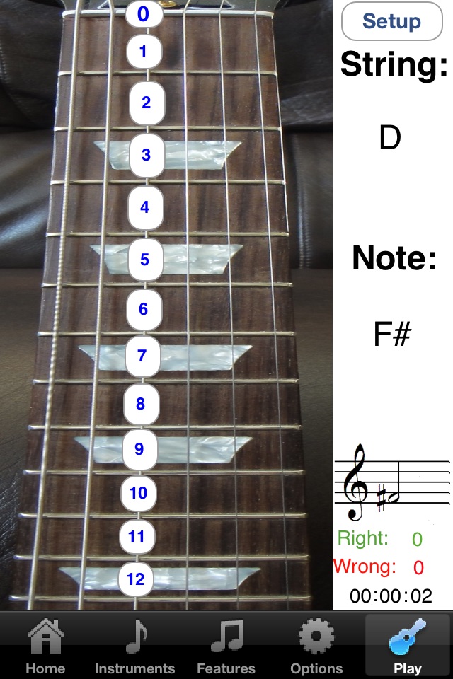 Super Guitar Fretboard Addict screenshot 2