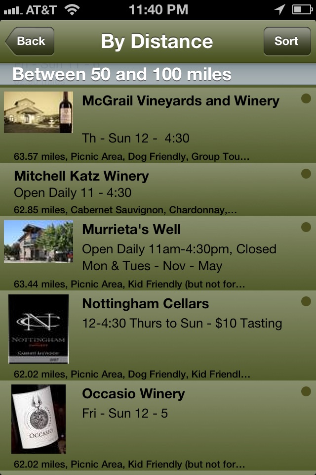 Livermore Valley Wineries screenshot 4