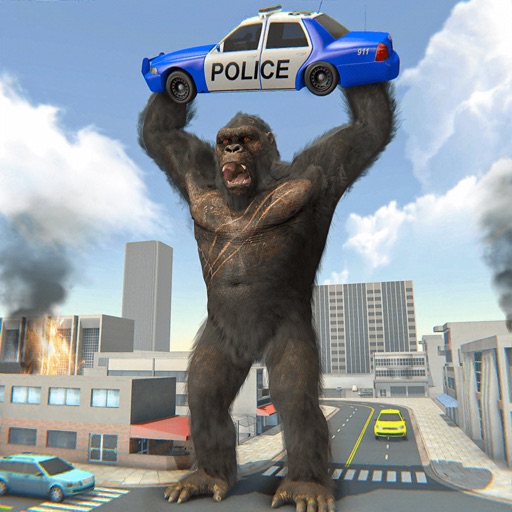 Angry Giant Gorilla City Smash Icon