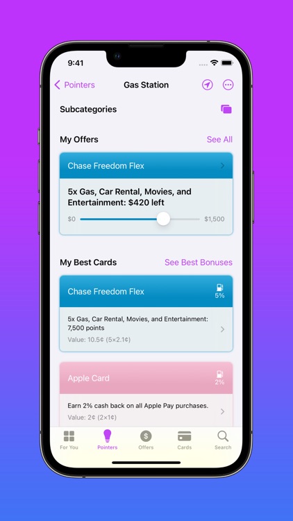 CardPointers for Credit Cards screenshot-3