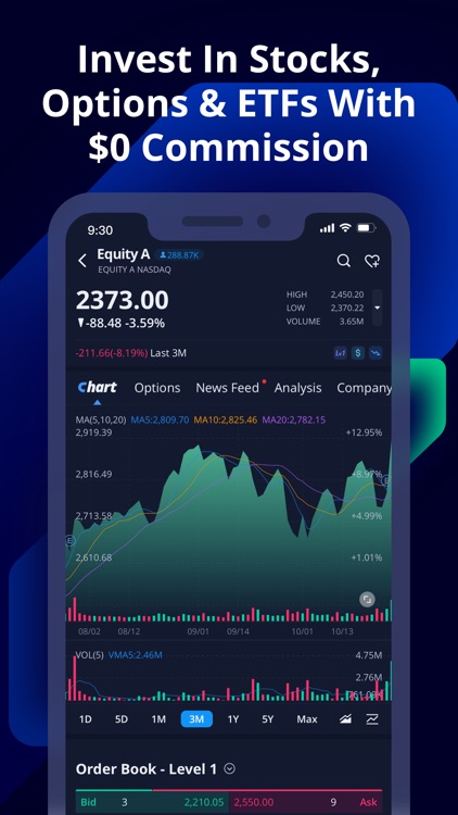 Webull: Investing & Trading screenshot-0