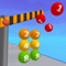 Collect balls and stack them in your current formation