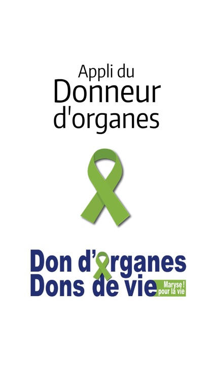 L'appli du Donneur d'organes