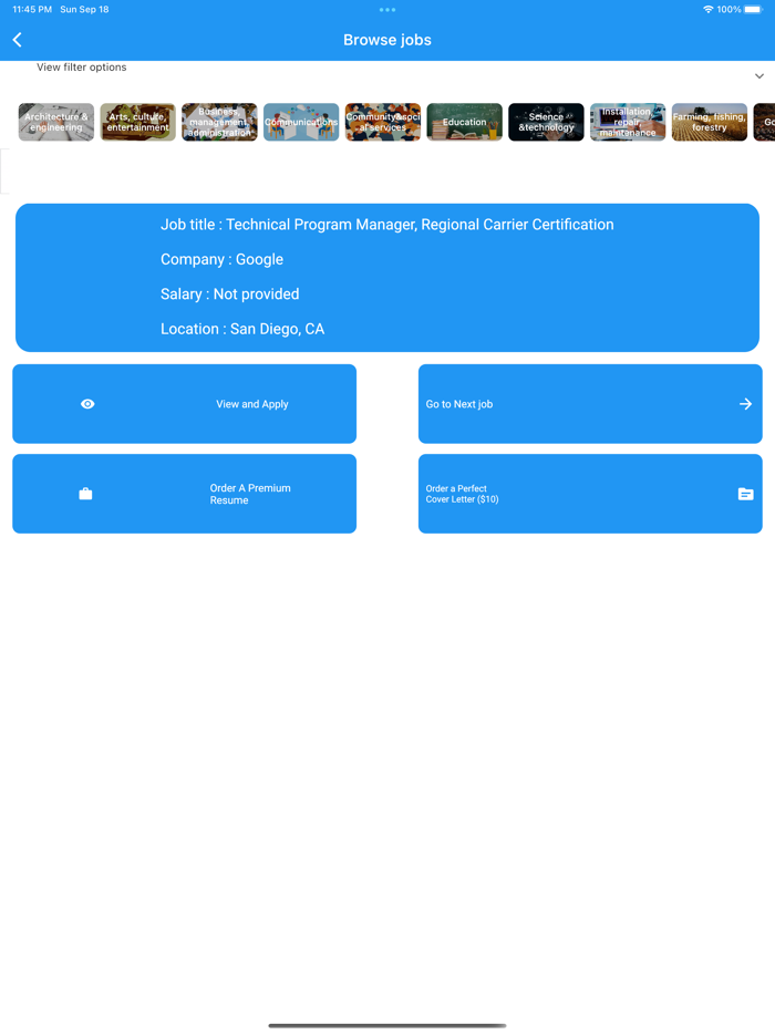 Resume Builder  Job finder