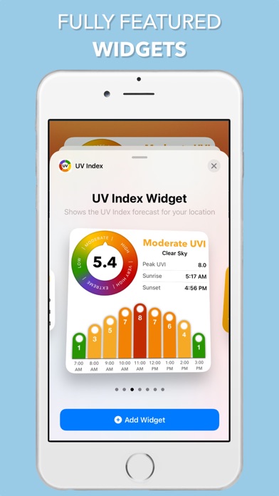 UV Index Widget - Worldwide Screenshot