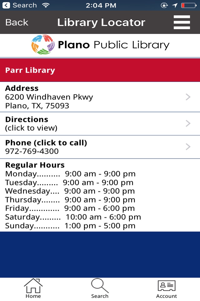 Plano Public Library screenshot 4