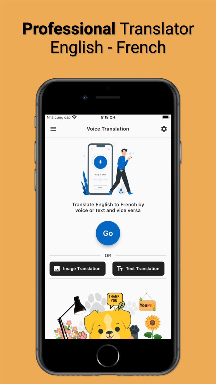 English to French Traduction