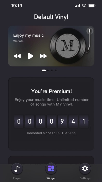 Muwi: Music Widget