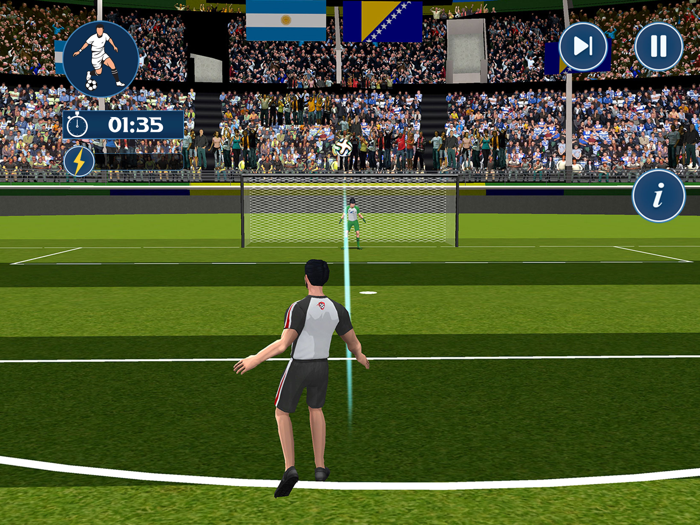 Soccer League Football Striker