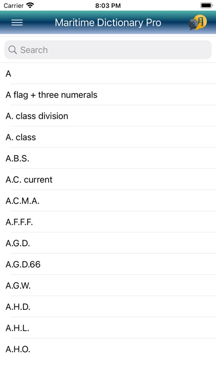 Maritime Dictionary Pro