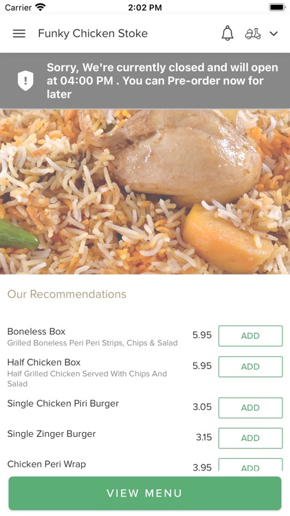 Funky Chicken Stoke Cobridge