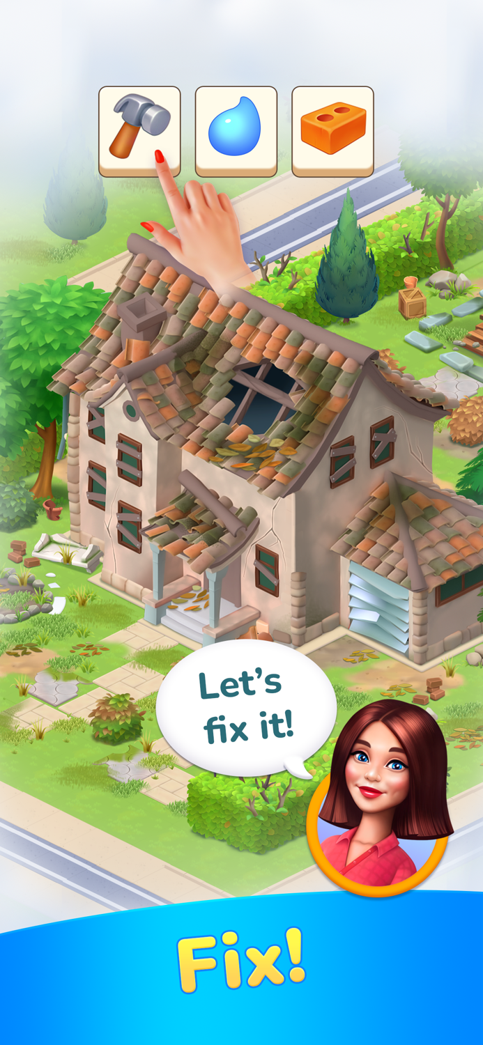 Tile Town Match Puzzle Game