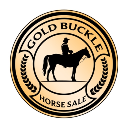 Gold Buckle Horse Sale Icon