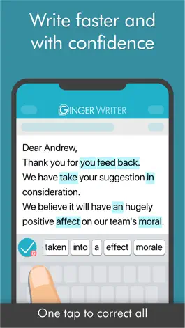 Game screenshot Ginger Writer mod apk