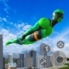 Icon Super flying hero: Crime city