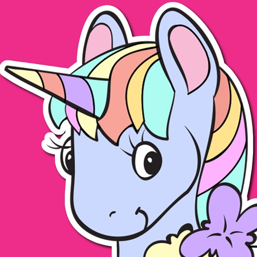 Pony Unicorn Coloring Book iOS App