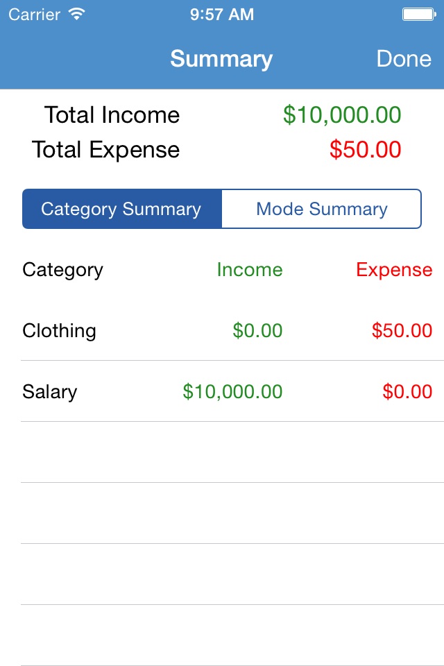 Easy Expense Manager screenshot 3