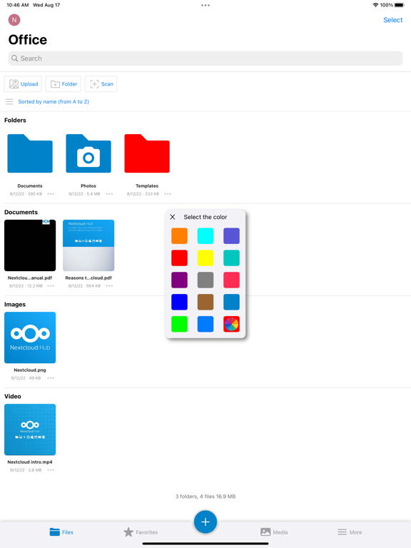 Nextcloud screenshot 3