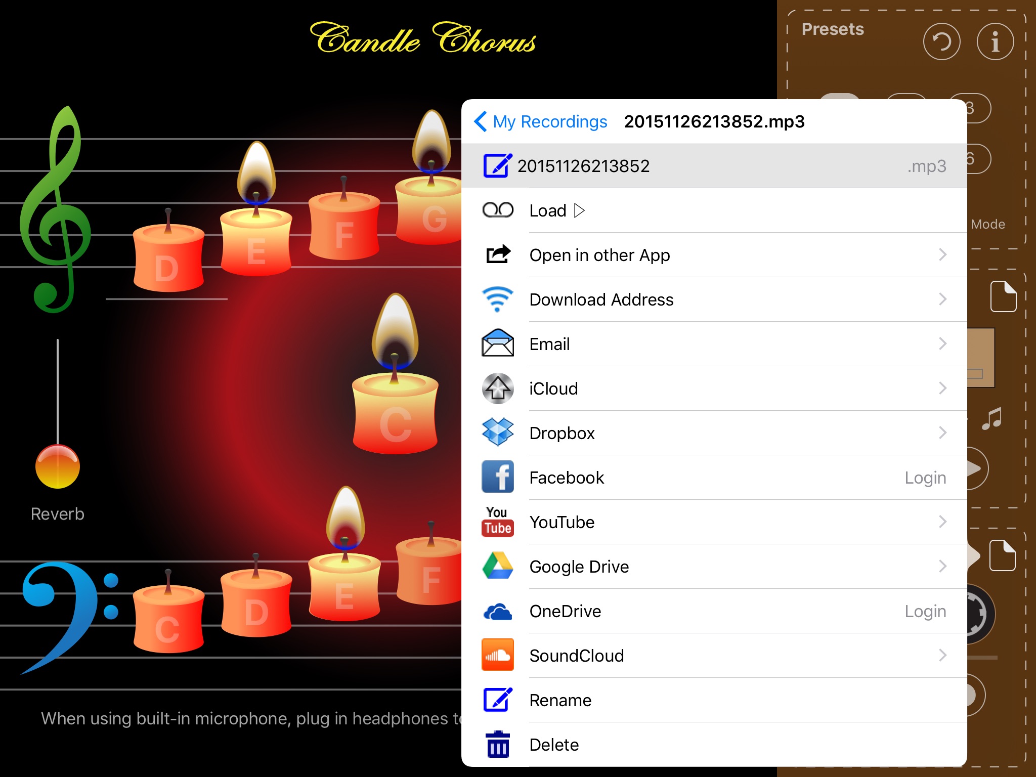 Candle Chorus & Karaoke screenshot 2