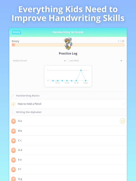 Learn Handwriting 1st Grade screenshot 4