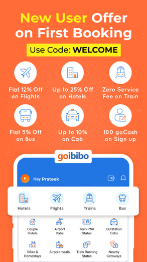 Goibibo screenshot 1