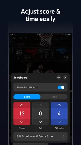 Game screenshot SportCam - Live Scoreboard apk