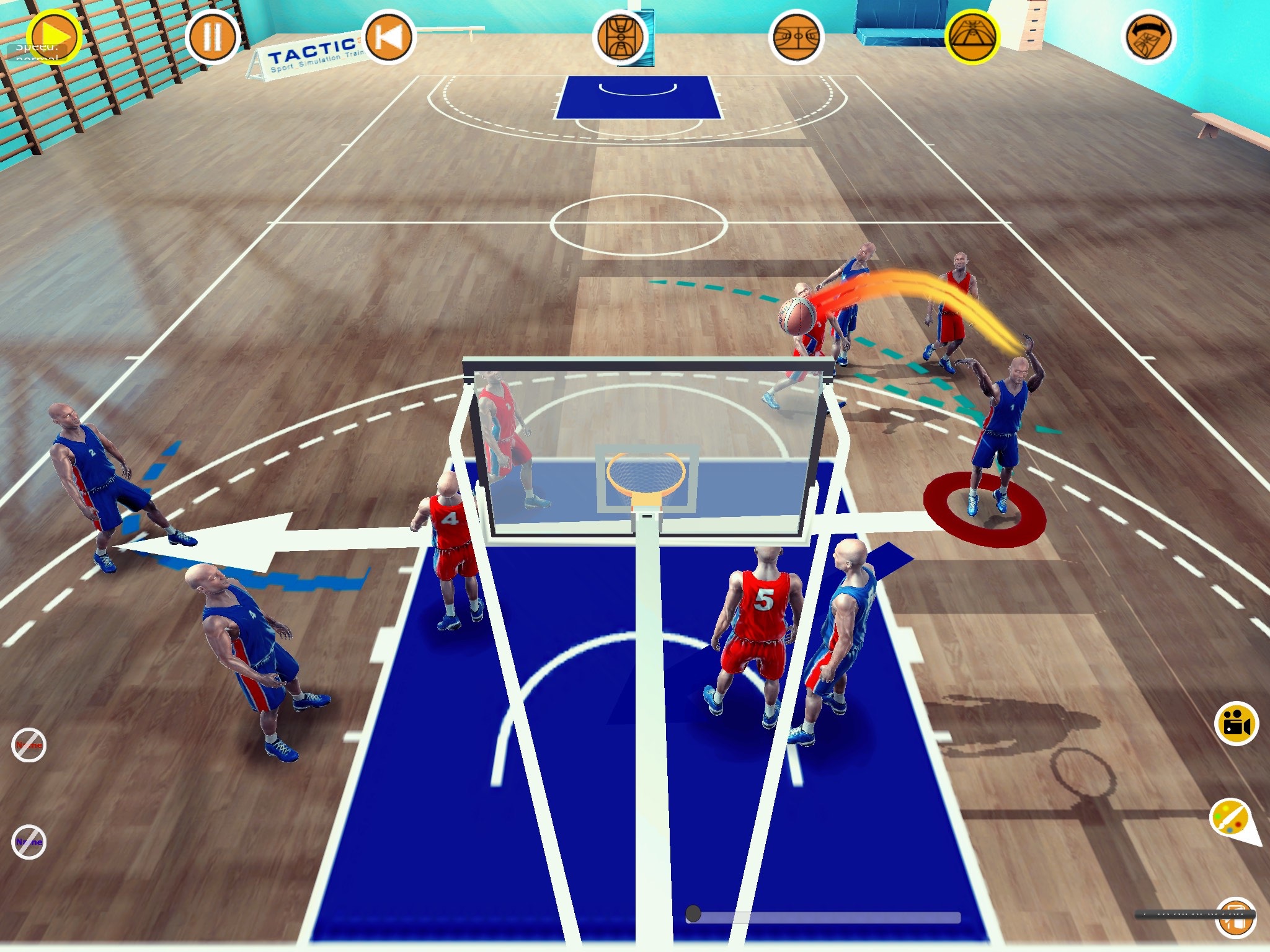 Basketball 3D playbook screenshot 3